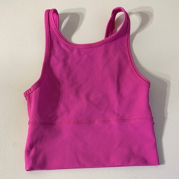 lululemon athletica Tops - lululemon athletica Pink Ribbed Tank Top